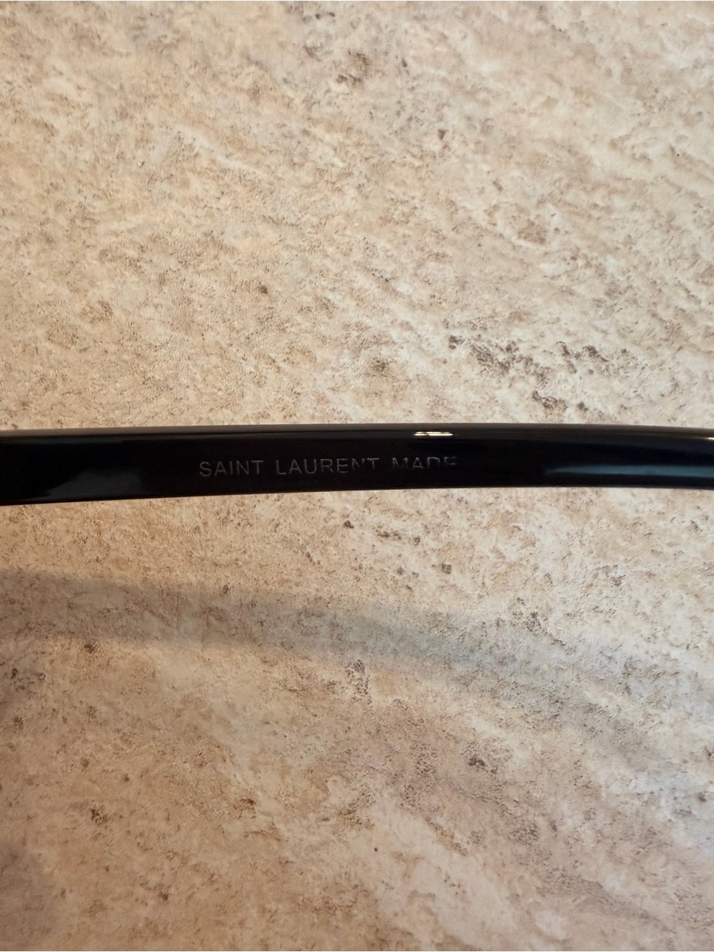 Saint Laurent Black Oval Sunglasses - Picture 6 of 11